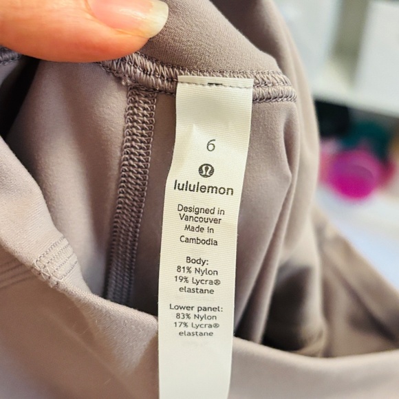 Lululemon Align High-Rise Pant 25" Scallop Violet Verbena SZ 6 - Picture 11 of 12
